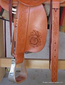 stirrup leathers and fender
