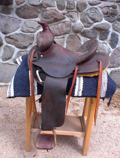 Hamley Form-fitter Saddle
made 5-18-39
by Henry Domas
for Robinson Bro.
Baker, Nevada
C-Tree
$76.45