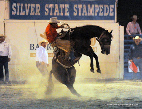 Rodeo Cowboy Bucking Bronco Horse Ranch Lasso  Constructed Hat Cap Blk